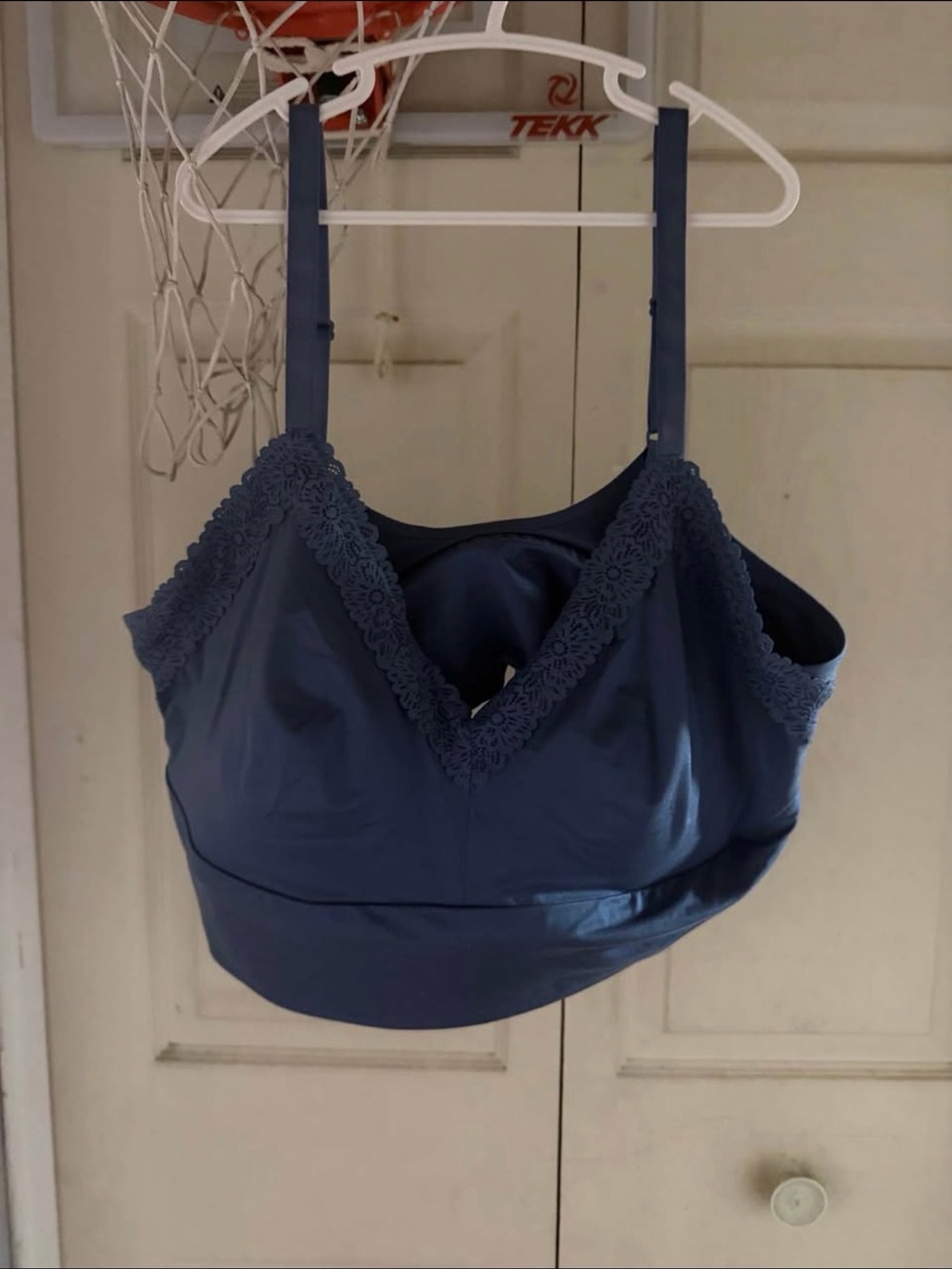 Aerie  Periwinkle Lace-Trim Bralette